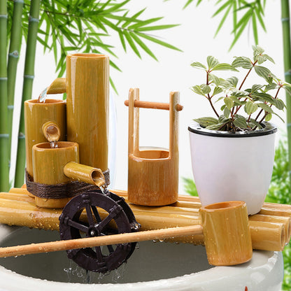 Fontaines d'Intérieur en Bambou