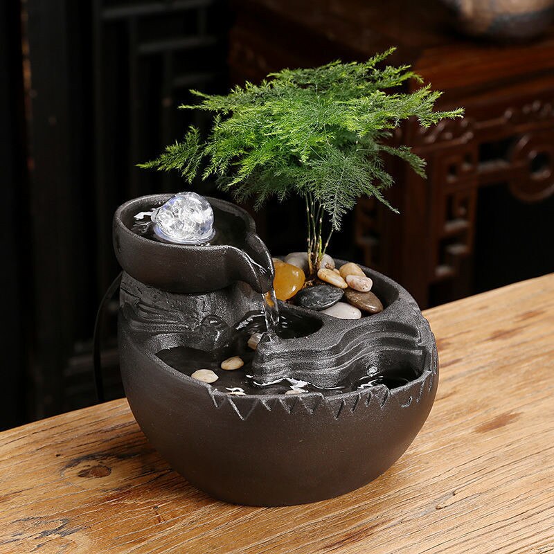 Boule de Cristal Fontaine Zen Design
