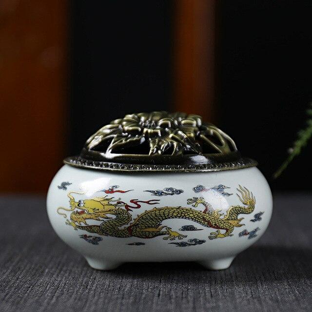 Encensoir céramique dragon