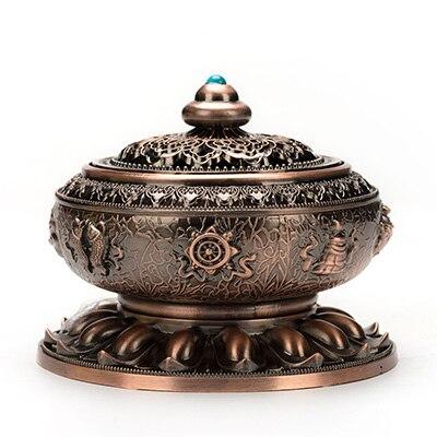 Brûleur D’encens électrique Vintage Argenté – Design Oriental – Pour Méditation, Détente, Décoration