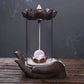 Brûleur d'encens boule lotus