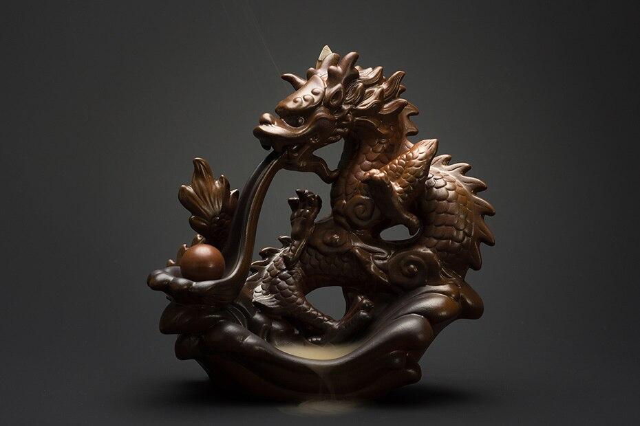 Fontaine à encens dragon