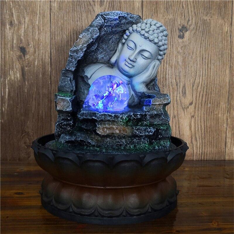 Fontaine Bouddha lumineuse