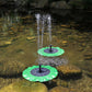 Fontaine flottante solaire nénuphar