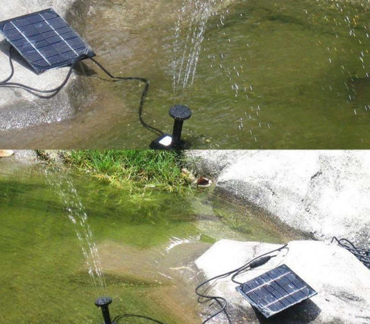 Fontaine photovoltaïque solaire