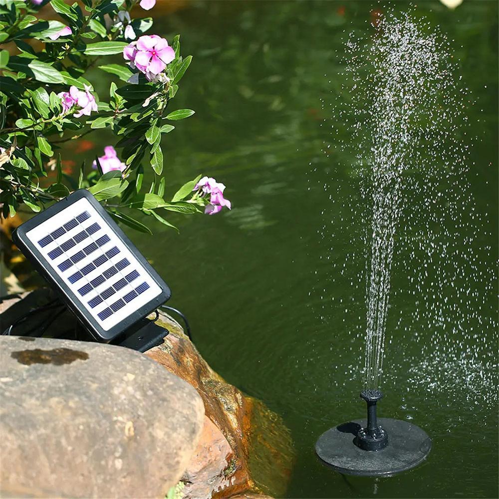 Fontaine solaire sur pied