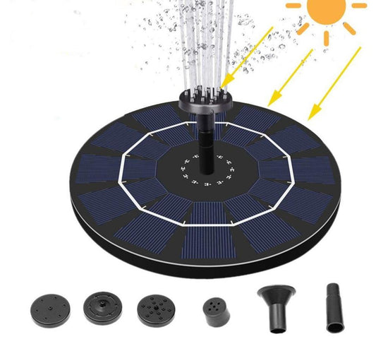 Petite fontaine solaire terrasse