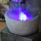 Fontaine LED vapeur