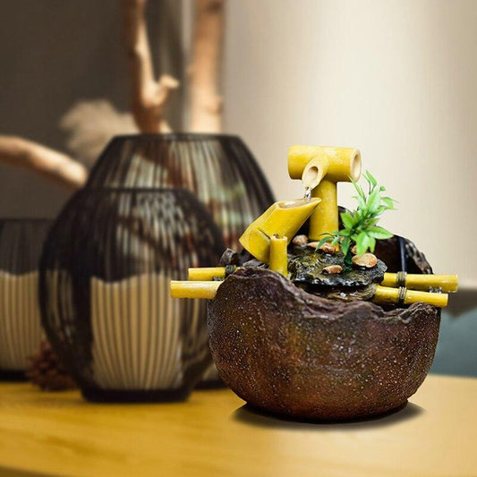 Petite fontaine bambou