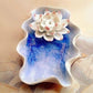 Porte encens lotus bleu