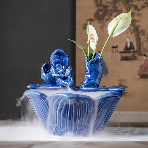 Bouddha fontaine chinois